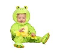 Funidelia | Disfraz de Rana para bebé Animales - Disfraz para niños y divertidos accesorios para Fiestas, Carnaval y Halloween - Talla 6-12 meses - Verde