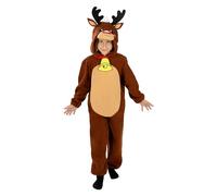 Funidelia Disfraz de reno para niños, Navidad - Traje para niños para fiestas, Carnaval y Halloween - Talla 7-9 años