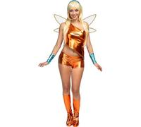 Funidelia | Disfraz de Stella - Winx club para mujer Dibujos Animados, Winx club, Películas & Series - Disfraz para adultos y divertidos accesorios para Fiestas, Carnaval y Halloween - Talla M