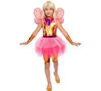 Funidelia | Disfraz de Stella - Winx club para niña Dibujos Animados, Winx club, Películas & Series - Disfraz para niños y divertidos accesorios para Fiestas, Carnaval y Halloween - Talla 3-4 años