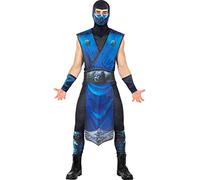 Funidelia | Disfraz de Sub-Zero - Mortal Kombat Oficial para Hombre Talla XXL Videojuegos, Mortal Kombat - Color: Multicolor - Licencia: 100% Oficial
