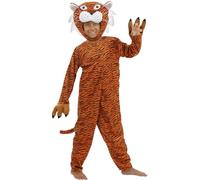 Funidelia | Disfraz de tigre para niño y niña Animales, Desierto, Selva - Disfraz para niños y divertidos accesorios para Fiestas, Carnaval y Halloween - Talla 3-4 años - Naranja