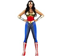 Funidelia | Disfraz de Wonder Woman - Injustice Oficial para Mujer Talla XL Mujer Maravilla, Superhéroes, DC Comics, Liga de la Justicia - Color: Multicolor - Licencia: 100% Oficial