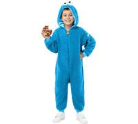 Funidelia | Disfraz del monstruo de las galletas - Barrio Sésamo para niño y niña Disfraz para niños y divertidos accesorios para Fiestas, Carnaval y Halloween - Talla 5-6 años