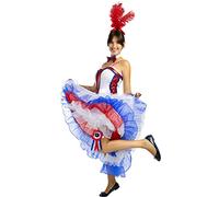 Funidelia | Disfraz Moulin Rouge para Mujer Talla L Años 20, Cabaret, Charleston, Décadas - Color: Blanco - Divertidos Disfraces y complementos para Carnaval y Halloween