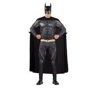 Funidelia Disfraz Oficial de Batman Caballero Oscuro para Hombre, Traje de Superhéroe para adulto, Disfraces de Halloween y Carnaval - Talla L