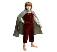 Funidelia Disfraz Oficial de Frodo - El Señor de los Anillos para niño, Incluye camisa con chaleco, pantalón, capa - Traje para niños para fiestas, Carnaval y Halloween - Talla 3-4 años