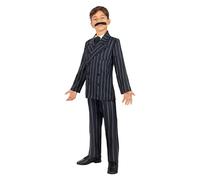 Funidelia Disfraz Oficial de Gómez Addams - La Familia Addams para niño, Incluye pantalón, chaqueta, corbata y bigote, Talla 5-6 años Halloween - Traje para niños para fiestas, Carnaval y Halloween