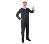 Funidelia Disfraz Oficial de Gómez Addams para Hombre, Traje de La Familia Addams para adulto, Disfraces de Halloween y Carnaval - Talla XL