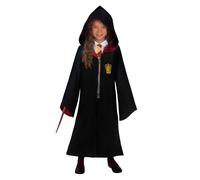 Funidelia Disfraz Oficial de Hermione Granger Deluxe para Niña con túnica con escudo bordado, Túnica de Gryffindor Infantil Hogwarts, Disfraces de Carnaval, Halloween y Fiestas - Talla 3-4 años