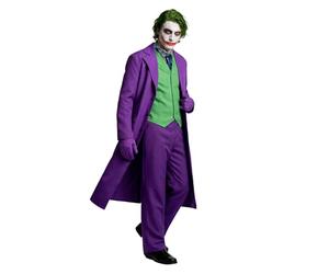 Funidelia Disfraz Oficial de Joker Caballero Oscuro para Hombre, Traje de Guasón para adulto, Disfraces de Halloween y Carnaval - Talla XXL