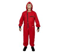 Funidelia Disfraz Oficial de la Casa de Papel para hombre y mujer, Incluye mono y máscara, Talla XXL, Ladrón - Traje para adultos para fiestas, Carnaval y Halloween