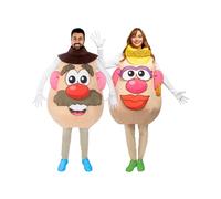 Funidelia Disfraz Oficial de Mr Mrs Potato para hombre y mujer con accesorios, Túnica original y divertida para adultos, Disfraces de Carnaval, Halloween y Fiestas - Talla One size