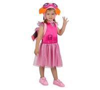 Funidelia Disfraz Oficial de Skye Patrulla Canina para Niña con vestido, gorro y mochila, Traje Paw Patrol Infantil, Disfraces de Carnaval, Halloween y Fiestas - Talla 2-3 años