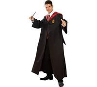 Funidelia Disfraz Oficial Harry Potter - Gryffindor para hombre y mujer, Incluye: Capa con capucha con parche impreso, Talla S - Traje para adultos para fiestas, Carnaval y Halloween