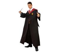 Funidelia Disfraz Oficial Harry Potter - Gryffindor para hombre y mujer, Incluye: Capa con capucha con parche impreso, Talla L - Traje para adultos para fiestas, Carnaval y Halloween