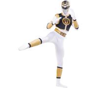 Funidelia Disfraz Power Ranger Blanco Segunda piel para hombre y mujer, Licencia Oficial, Talla M Películas & Series, Superhéroes - Traje para adultos para fiestas, Carnaval y Halloween
