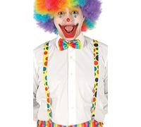 Funidelia Guirca Tirantes de Payaso Multicolores para Adulto