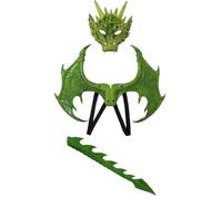 Funidelia | Kit de dragón para niño Animales - Accesorios para niños, accesorio para disfraz - Verde