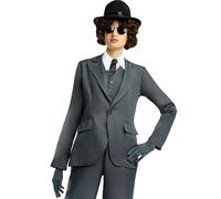 Funidelia | Kit disfraz Peaky Blinders - Polly Gray para Mujer Años 20, Películas & Series, Gangster - Color: Gris/Plateado, Accesorio para Disfraz