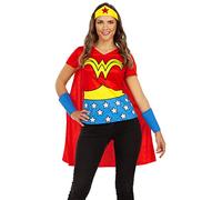 Funidelia | Kit Wonder Woman Oficial para Mujer Talla XS Mujer Maravilla, Superhéroes, DC Comics, Liga de la Justicia - Color: Multicolor - Licencia: 100% Oficial