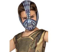 Funidelia | Máscara de Bane - Batman para niño Superhéroes, DC Comics, Villanos, El Caballero Oscuro - Accesorios para niños, accesorio para disfraz - Gris/Plateado