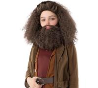 Funidelia Peluca de Hagrid - Harry Potter para niño. Accesorios de disfraces para niños