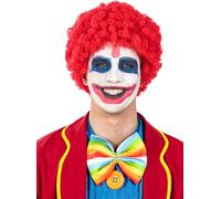 Funidelia | Peluca de payaso roja para hombre y mujer Payaso, Circo, Original y Divertido - Accesorios para adultos, accesorio para disfraz - Negro