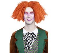 Funidelia | Peluca de Sombrerero para hombre y mujer Mad hatter, Películas & Series, Alicia en el País de las maravillas, Disney - Accesorios para adultos, accesorio para disfraz - Naranja