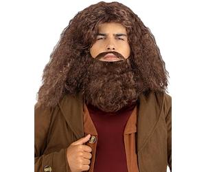 Funidelia Peluca Oficial de Hagrid con barba para hombre. Accesorios de disfraces para adultos