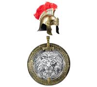 Funidelia | Set de armadura de caballero para hombre Medieval, Edad Media - Disfraz para adultos y divertidos accesorios para Fiestas, Carnaval y Halloween - Dorado