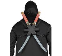 Funidelia | Set de Espadas samurái para Hombre y Mujer Japón, Geisha, Samurai, Ninja - Accesorios para Adultos, Accesorio para Disfraz - Blanco