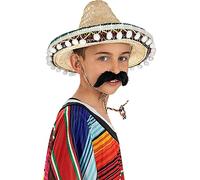 Funidelia | Sombrero de Mexicano para niño y niña México & Mariachis, Calavera mexicana - Accesorios para niños, accesorio para disfraz - Marrón