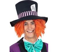 Funidelia | Sombrero de Sombrerero para hombre y mujer Mad hatter, Alicia en el País de las maravillas, Disney - Accesorios para adultos, accesorio para disfraz - Verde