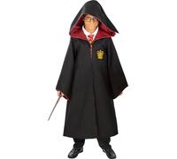 Funidelia | Túnica Réplica Harry Potter Gryffindor para niño y niña Hogwarts, Magos - Disfraces para niños, accesorios para Fiestas, Carnaval y Halloween - Talla 5-6 años - Negro