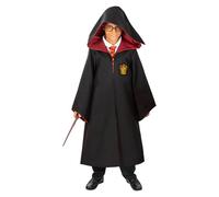 Funidelia Túnica Réplica Oficial Harry Potter Gryffindor - Diamond Edition para niños, Incluye: Capa con parche bordado con caja de regalo, Talla 5-6 años - Traje para niños para fiestas y Carnaval