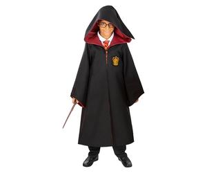 Funidelia Túnica Réplica Oficial Harry Potter Gryffindor - Diamond Edition para niños, Incluye: Capa con parche bordado con caja de regalo, Talla 7-9 años - Traje para niños para fiestas y Carnaval