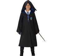 Funidelia | Túnica Réplica Ravenclaw para niño y niña Hogwarts, Magos - Disfraz para niños y divertidos accesorios para Fiestas, Carnaval y Halloween - Talla 3-4 años - Negro