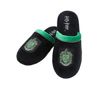 Funidelia Zapatillas de estar por casa Slytherin - Harry Potter para hombre y mujer, Licencia Oficial, Talla 42-45, Hogwarts, Magos. Merchandising para regalar en Navidad y Cumpleaños.