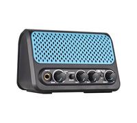 Funien 10W Small Electric Guitar Amp Limpie Overdrive de 2 Canales Reverb Effect Portable Guitar Practice Altavoc