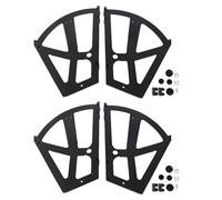 Funien 4 Bisagras Gruesas de ABS para Gabinete de Zapatos, Aumento de Capacidad, Resistencia a la Corrosión, Fácil Instalación, Bisagras para Cajones de Zapatos, para Muebles del