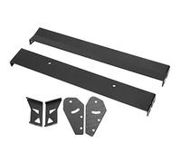 Funien Alerón Trasero Duradero para Coche RC 1/10, último Diseño para un Mejor Manejo, Reduce la Resistencia, Adecuado HSP, Negro, 2 X ala Trasera y 4 X Piezas de Montaje