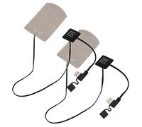 Funien Almohadilla Calefactora Eléctrica Almohadilla Calefactora USB 1 par Película de Fibra Compuesta 3 Engranajes 5V 50C 40C 25C Lavable para