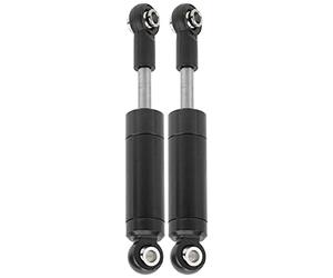 Funien Amortiguadores sin Resorte de Aleación de 2 uds., Amortiguador Resorte Interno RC Duradero para Coches SLASH 2WD 1/10 RC (Negra)