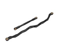 Funien Barra de Dirección RC, Aleación Aluminio Ligera, Función Estabilizadora para 1/10 Axial RBX10, Incluye 1 Tornillo (Negro)