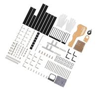 Funien Bastidor de Chasis Abierto con Marco de Aluminio para Bricolaje con Estructura Estable, Ligero y Compacto, Compatible Tarjeta Gráfica Independiente para Placa Base ITX (Negra)