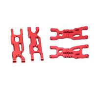 Funien Brazos de Suspensión Inferiores RC Duraderos con Reducción de Vibración para Camiones Estadio Losi Mini-T 2,0 2WD 1/18 RC Aleación Aluminio (#2)