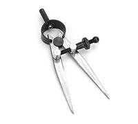 Funien Brújula Artesanal de Cuero de Acero 45# Divisor Ala Brújula Pinza Divisora Resorte con Pata Templada para Dibujar Arcos y Círculos, ángulos Bisectores, Segmentos (Humildad)