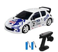 Funien Coche de Control Remoto 4WD, Coche de Deriva RC a Escala 1:28 con Giroscopio, Luces LED y Neumáticos Intercambiables, Equipado con Control Remoto 2.4G y Múltiples Neumáticos