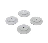 Funien Cojín de Goma para Máquina de Coser, Almohadilla Goma Repuesto para Pies, Juego Almohadillas Pies Máquina Coser con Mayor Espacio útil Serger 14H